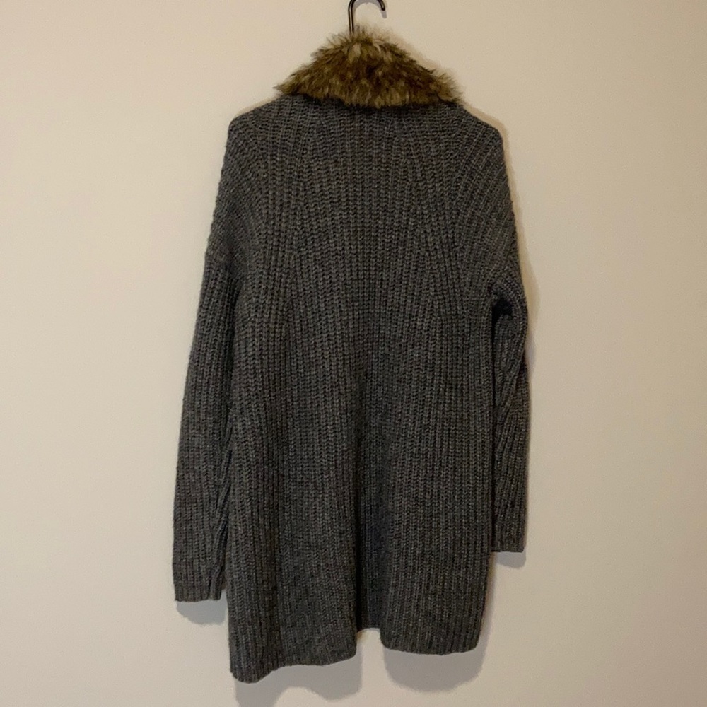 Ann Taylor Faux Collar Sweater Coat - Picture 10 of 12